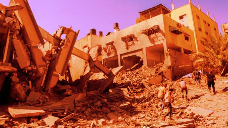 Israeli Bombardment Demolishes Gaza's Main Source Of Water